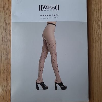 Wolford 14964 Mini Daisy Tights Fairly Light/Black Size S